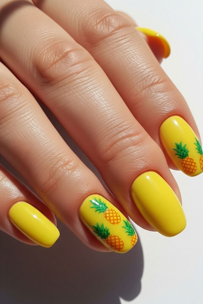 Pineapple Pop Nails