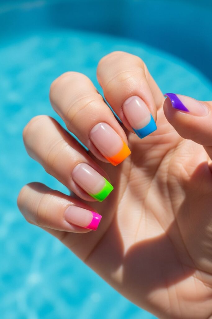 Tropical Rainbow Tips