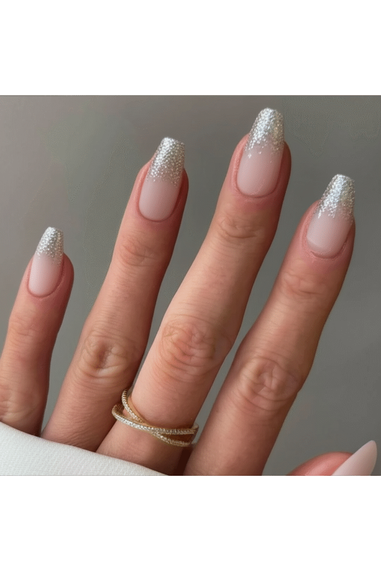 Glitter Fade Nails