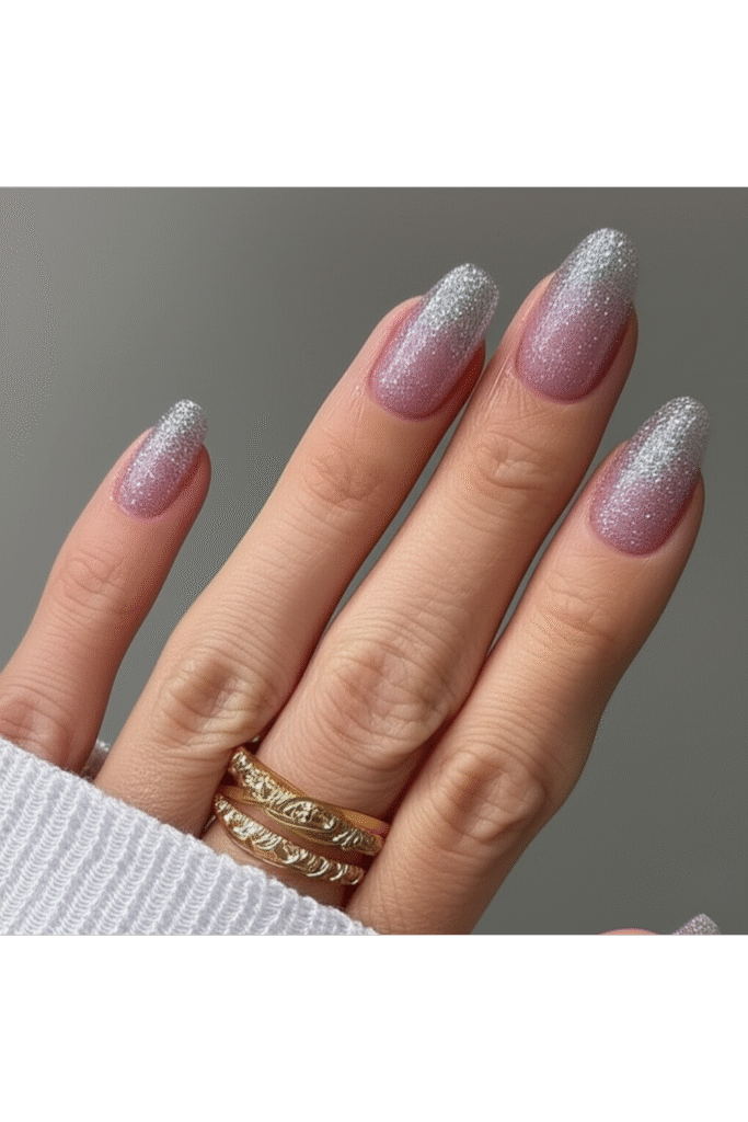 Glitter Fade Nails