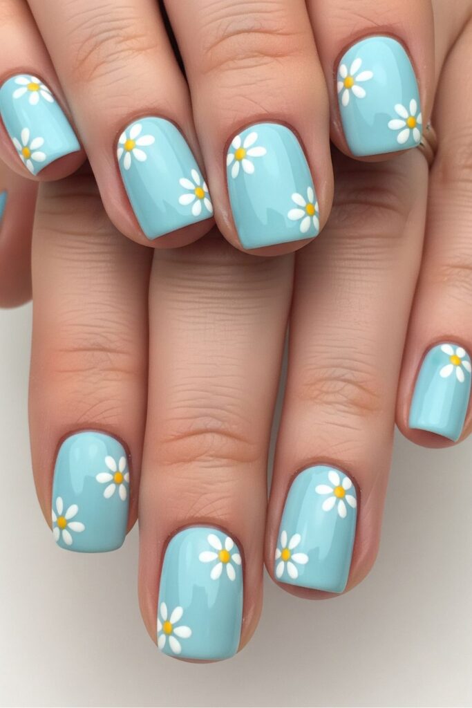Daisy Dot Nails