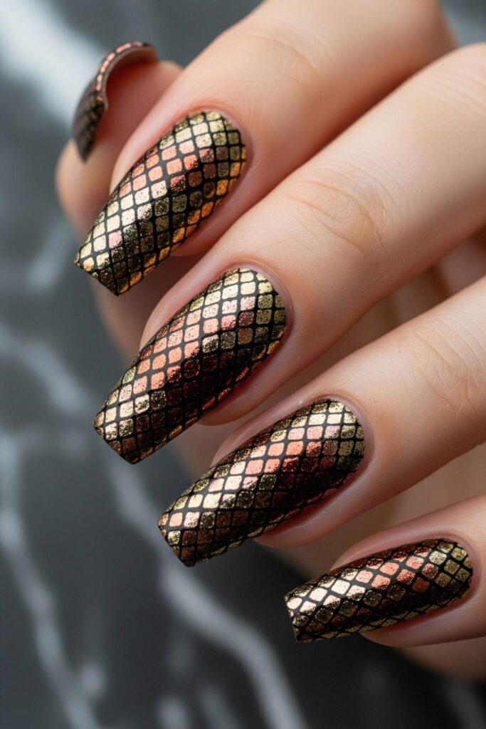 Snakeskin Nails
