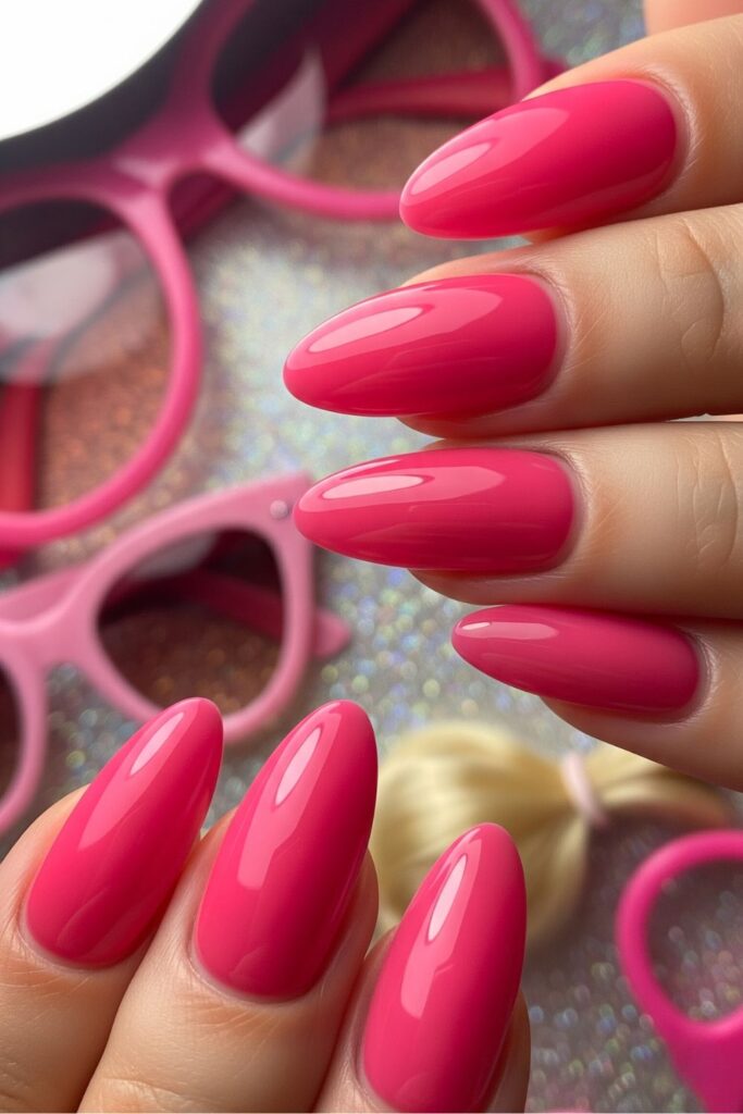 Barbie core Pink Nails