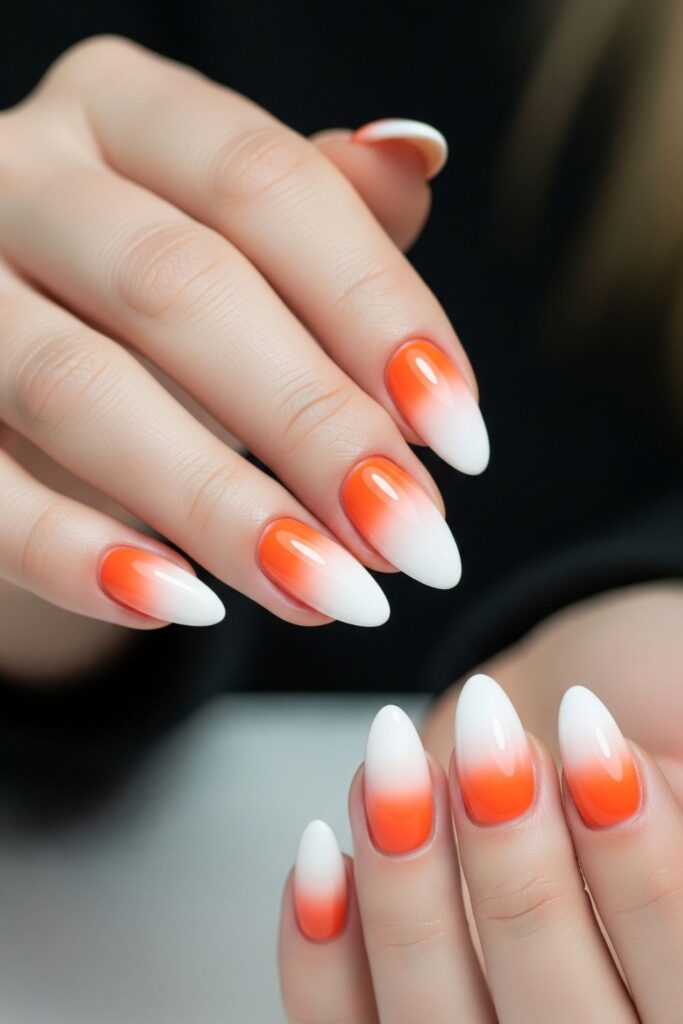 Glue Stick Gradient Nails