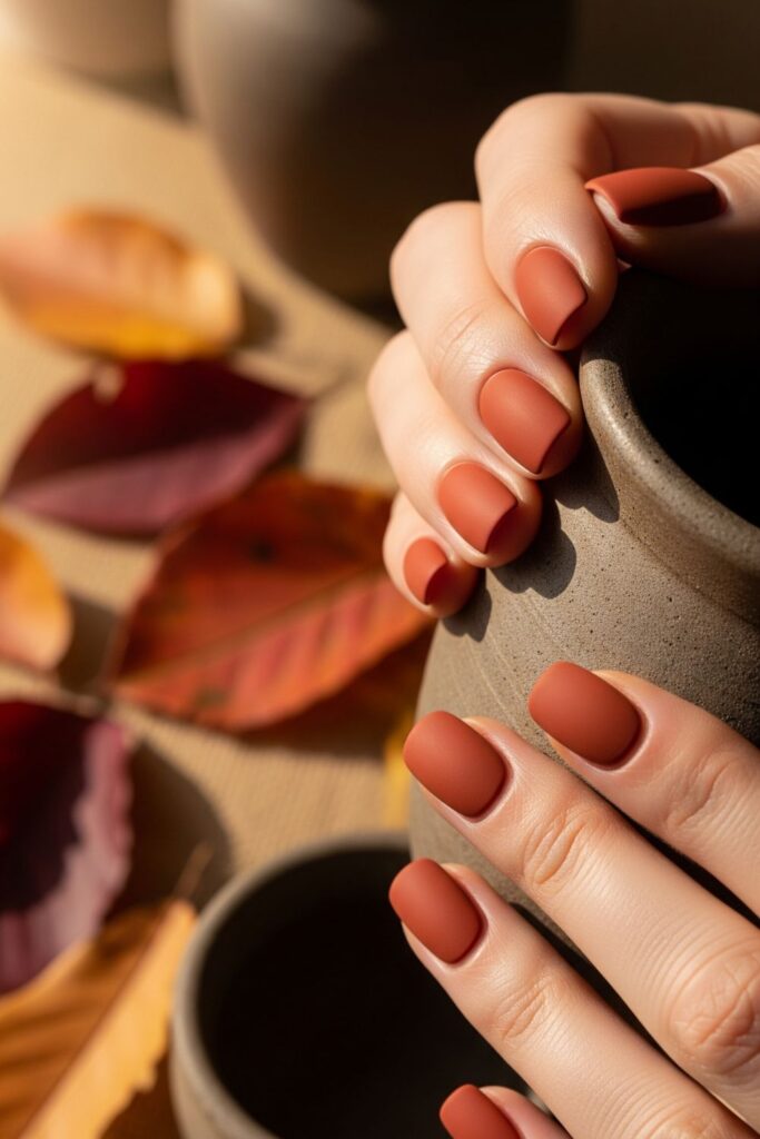 Rustic Terracotta Nails