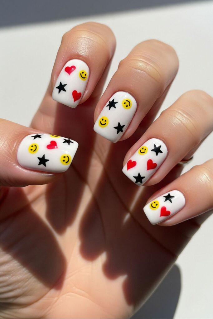Doodle Art Nails