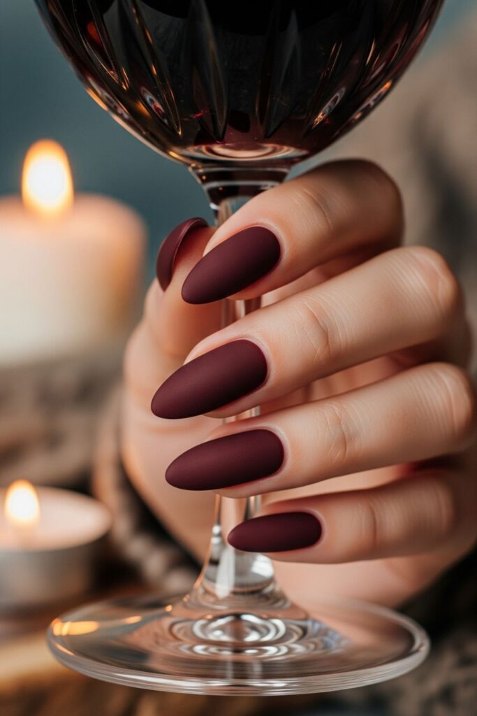 Wine Velvet Dream Nails