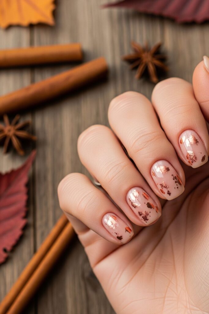 Copper Foil Fleck Nails