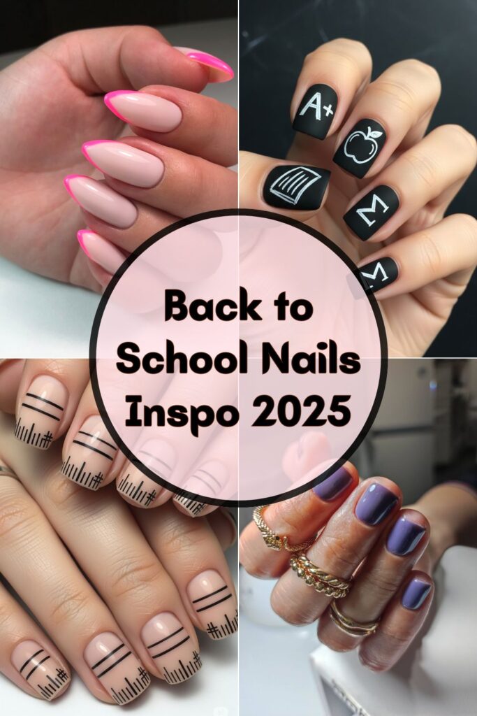 back to school nails designs