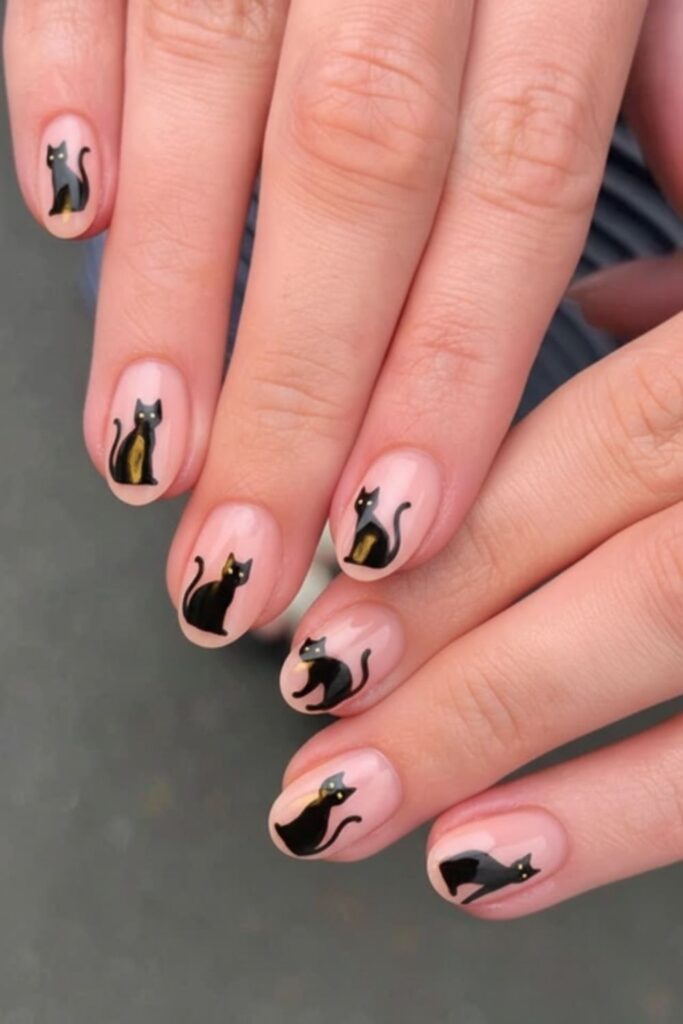 Black Cat Nails