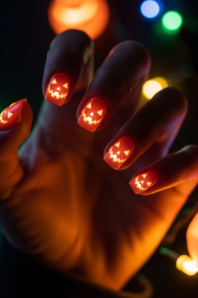 Jack-o’-Lantern Nails