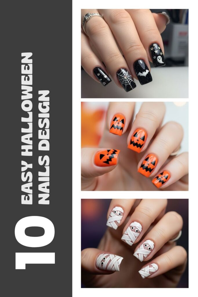 Easy Halloween Nails