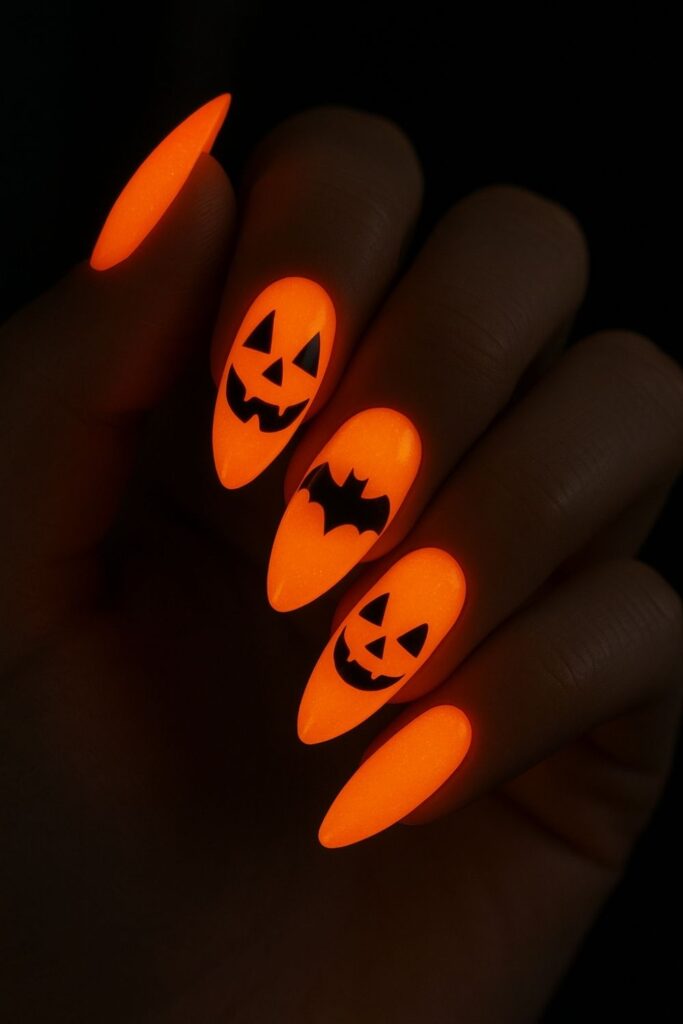 Glow-in-the-Dark Nails