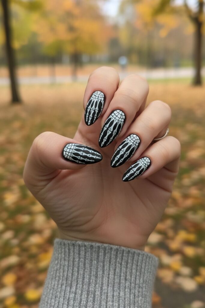 Skeleton Hand Nails