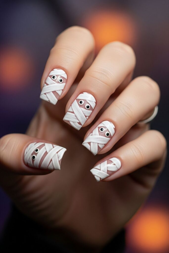 Mummy Wrap Nails