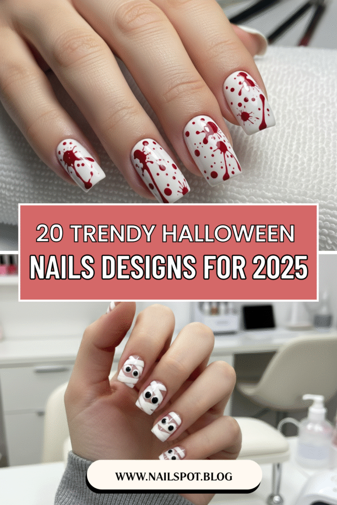 Halloween nails design