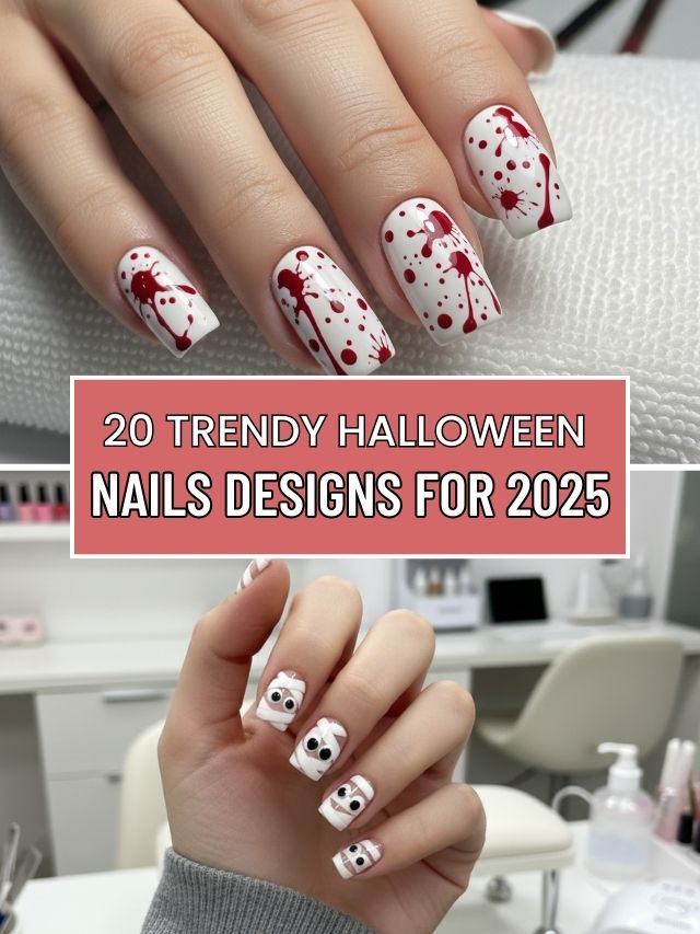 Trendy Halloween Nails 2025: 20 Spooky Cute Designs