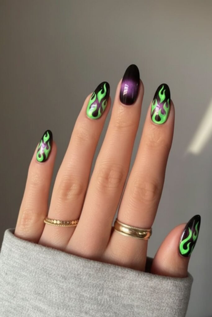 Maleficent Nails