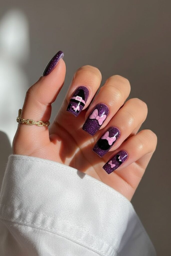 Minnie Witch Nails