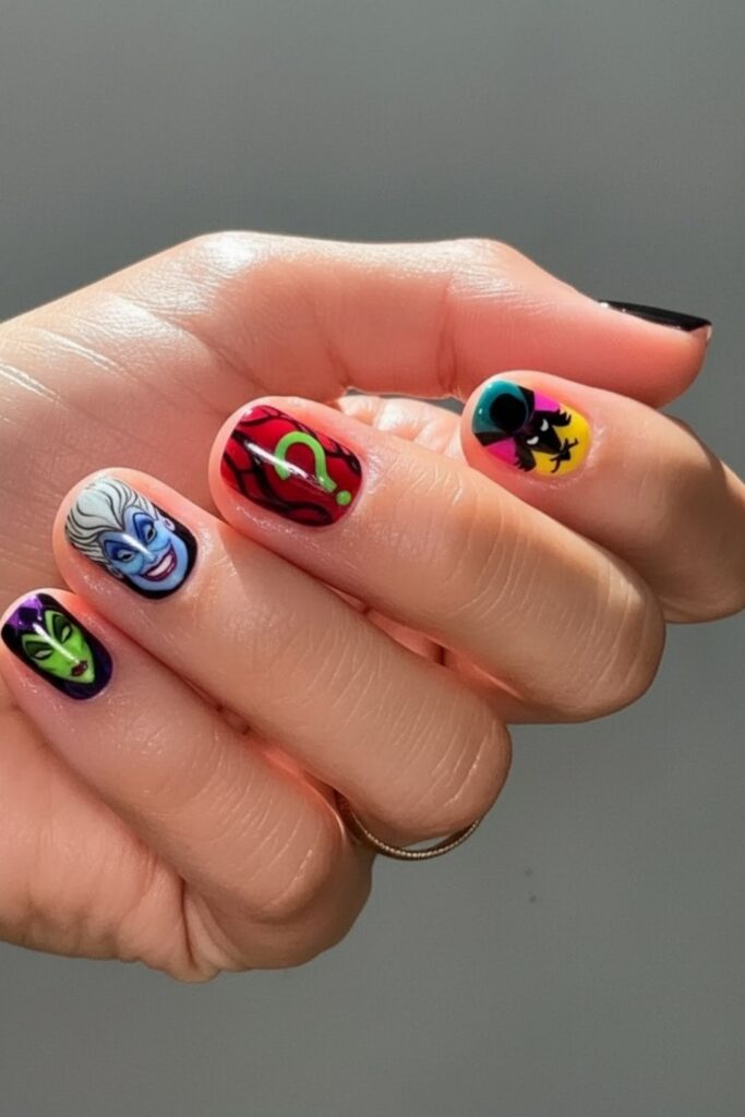 Disney Villain Nails