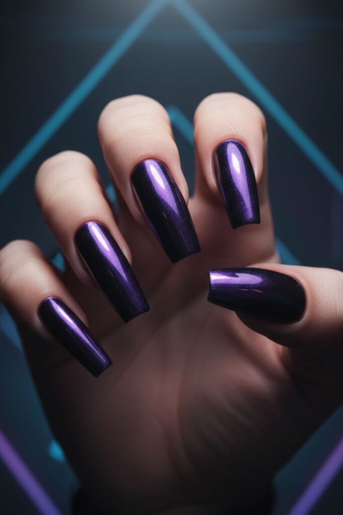 Chrome Halloween Nails