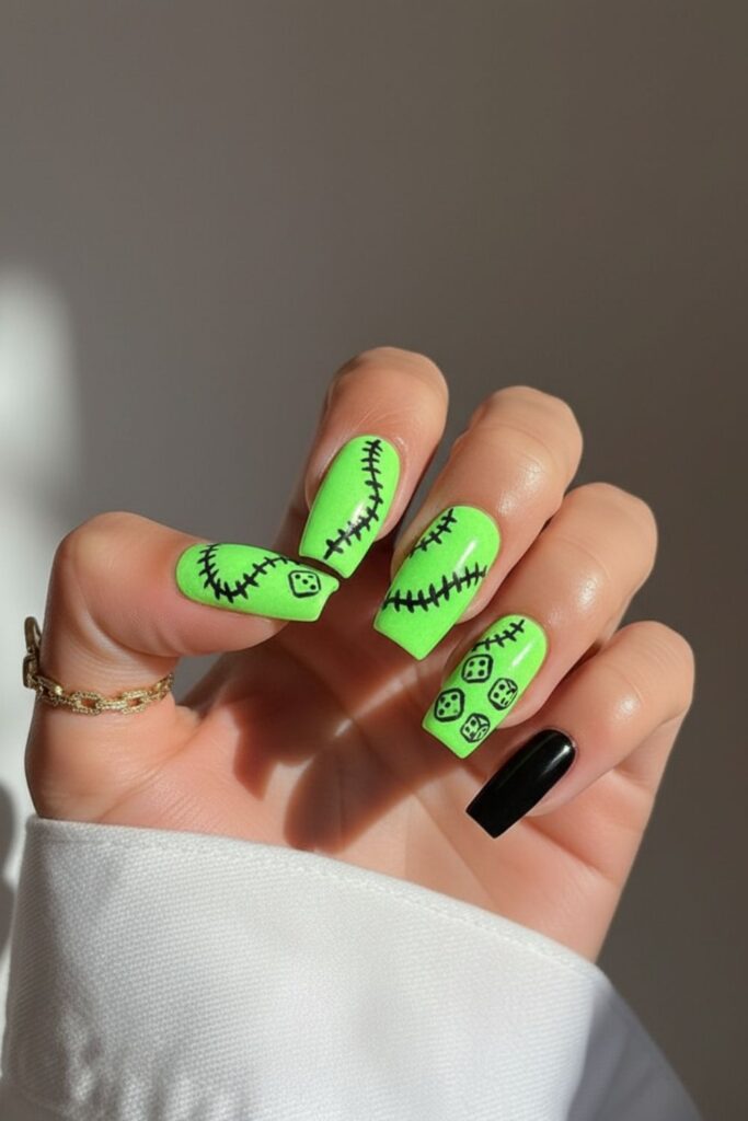 Oogie Boogie Nails