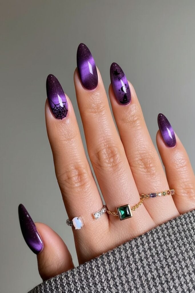 Cat Eye Witch Nails