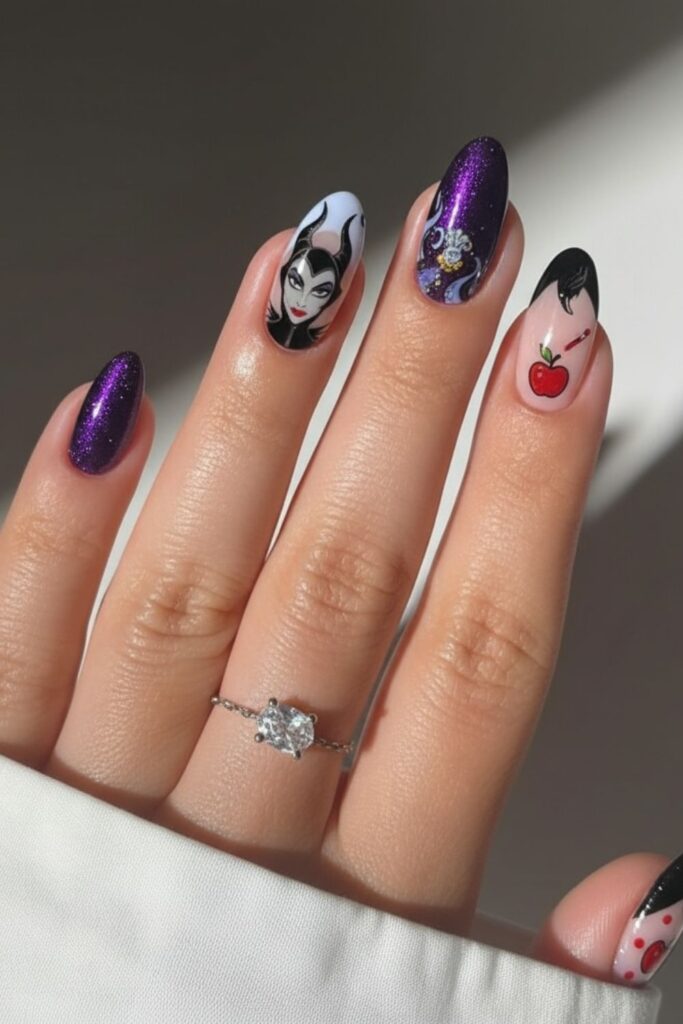 Disney Villain Nails
