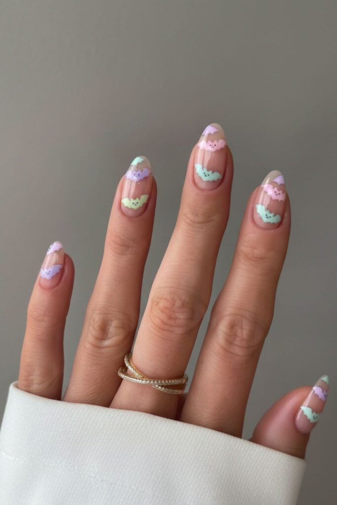 Cute Bat Nails