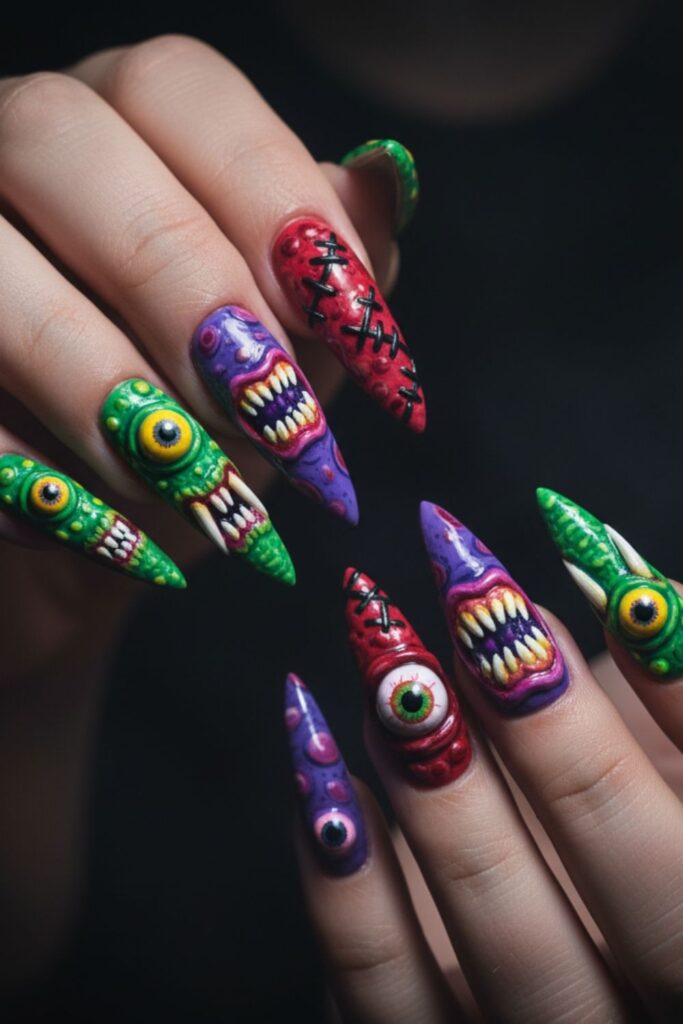 3D Monster Nails