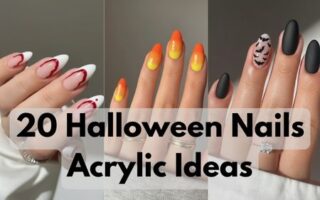 Halloween nails acrylic