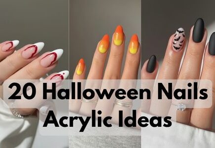 Halloween nails acrylic