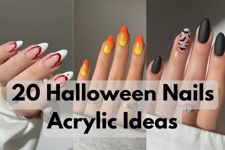 Halloween nails acrylic