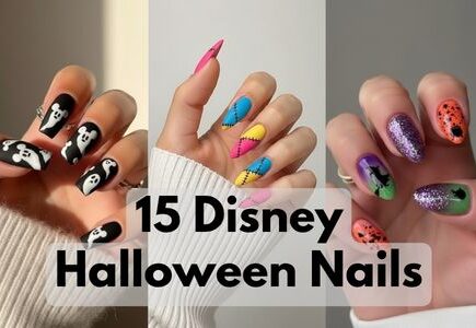 Disney Halloween Nails