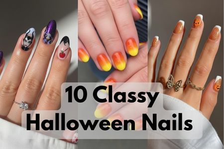 girly halloween nails
