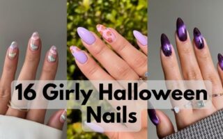girly halloween nails
