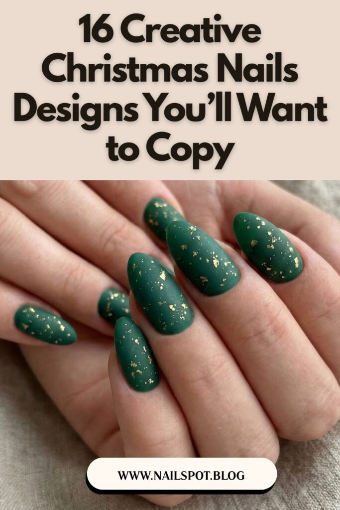 creative Christmas nails designs