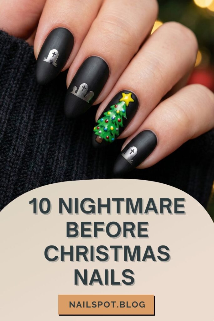 Nightmare Before Christmas Nails