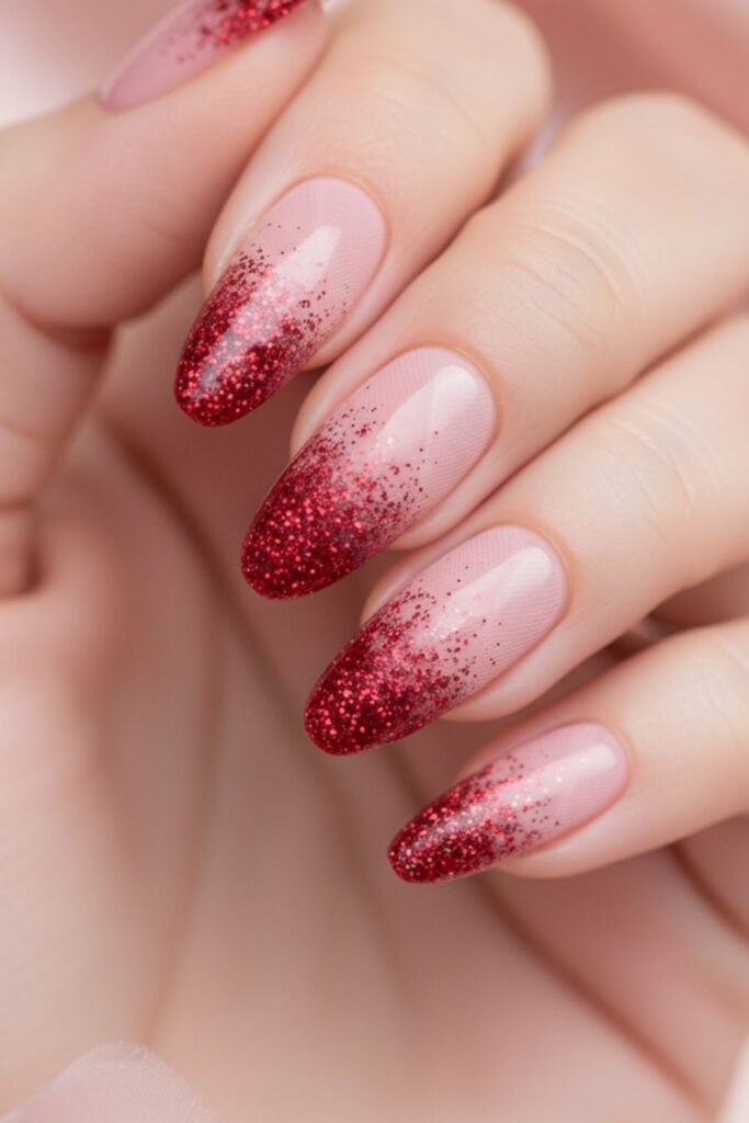 Soft Pink Tulle Texture Nails