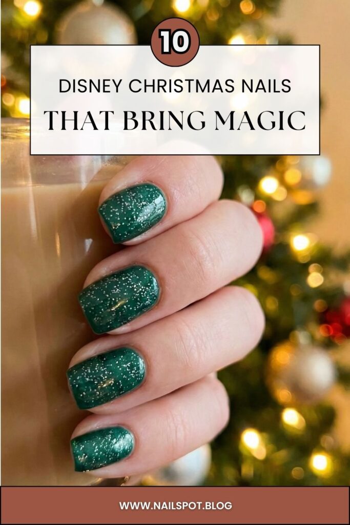 Disney Christmas Nails