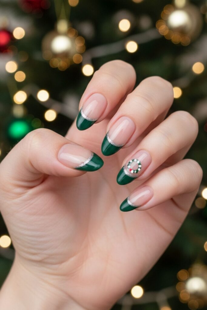 Evergreen Tips Nails