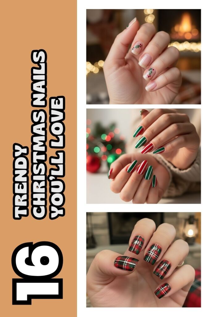 Trendy Christmas Nails 2025