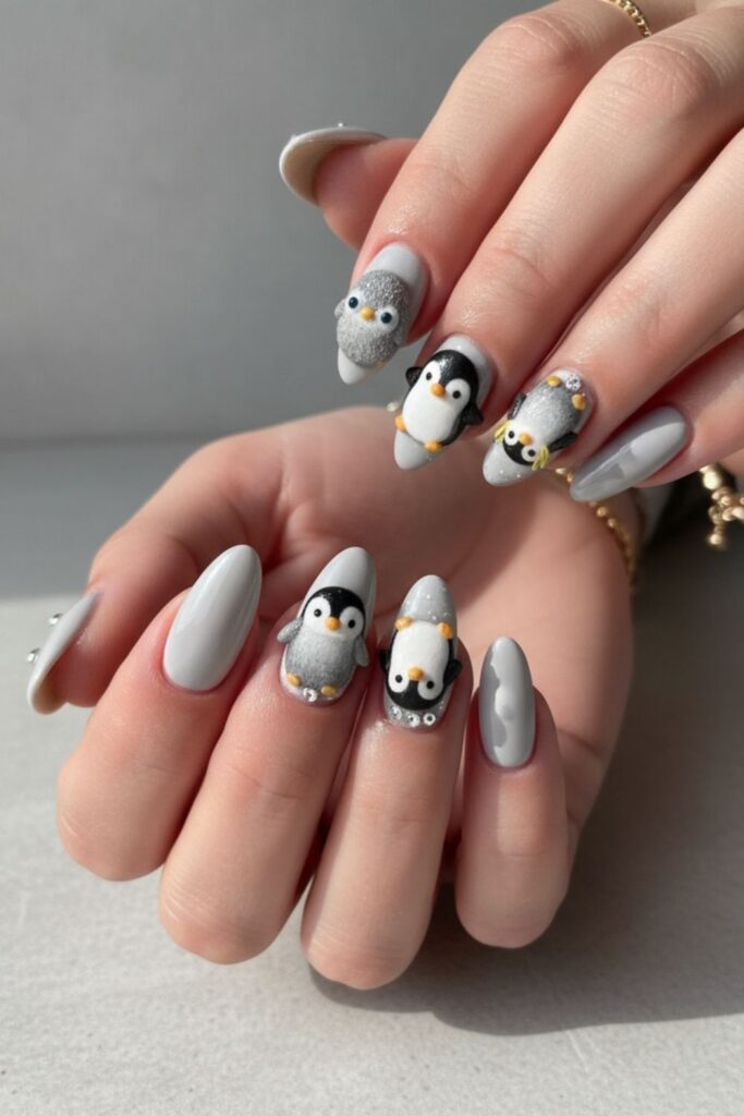 Penguin Chill Nails