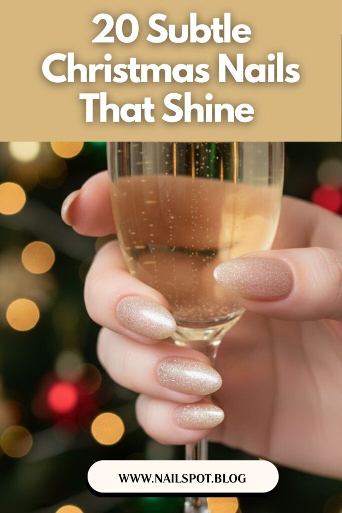 Subtle Christmas Nails