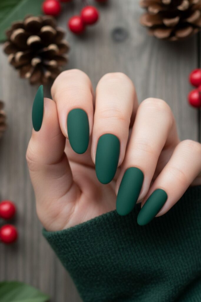 Evergreen Mist Nails