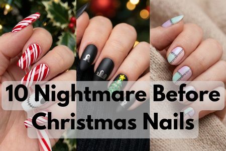 Nightmare Before Christmas Nails