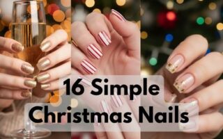 Simple Christmas Nails 2025