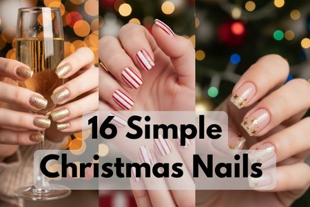 Simple Christmas Nails 2025