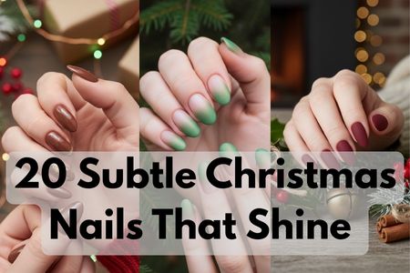 Subtle Christmas Nails