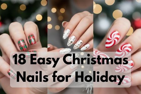 Easy Christmas Nails 2025
